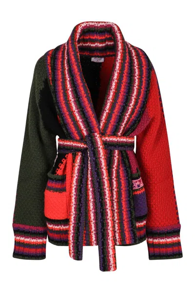 PUCCI PUCCI OVERSIZED CARDIGAN IN WOOL.