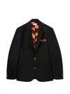 Pucci Oversized Cotton Blazer In Black