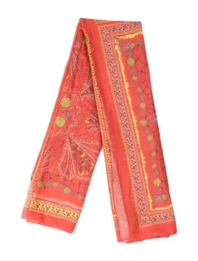Pre-owned Pucci Paisley Print Scarf W/ Tags In Multi