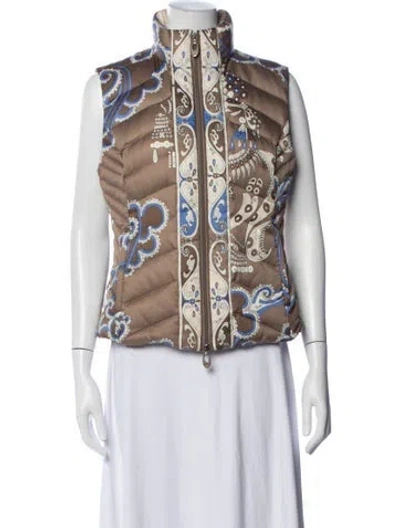 Pre-owned Pucci Paisley Print Vest In Multi