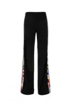 Pucci Stretch Viscose Pant With Side Stripe Detail In Nero