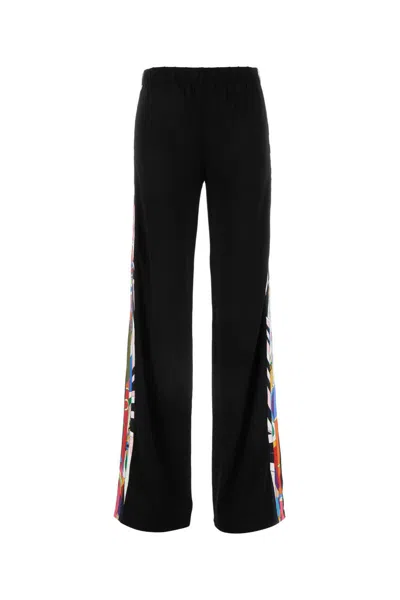 PUCCI BLACK STRETCH VISCOSE PANT