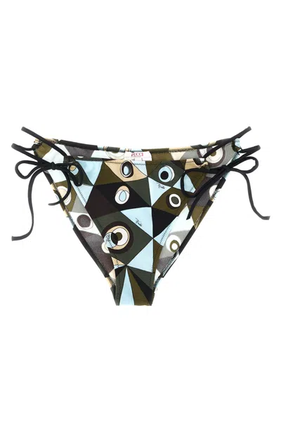 Pucci 'panties' Bikini Briefs In Brown