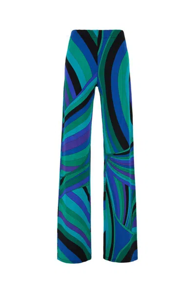 Pucci Pants In Blue