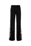 Pucci Stretch Viscose Pant With Side Stripe Detail In Black