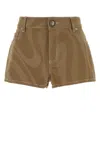 Pucci Shorts With Pockets And Belt Loops In Brown