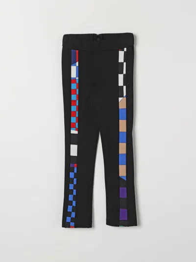 Pucci Trousers  Kids Colour Black In Schwarz