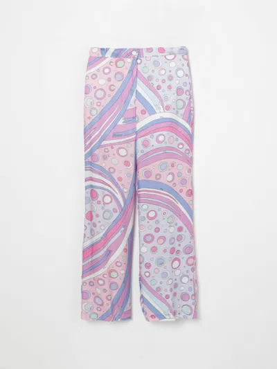 PUCCI PANTS PUCCI KIDS COLOR PINK,G65433010