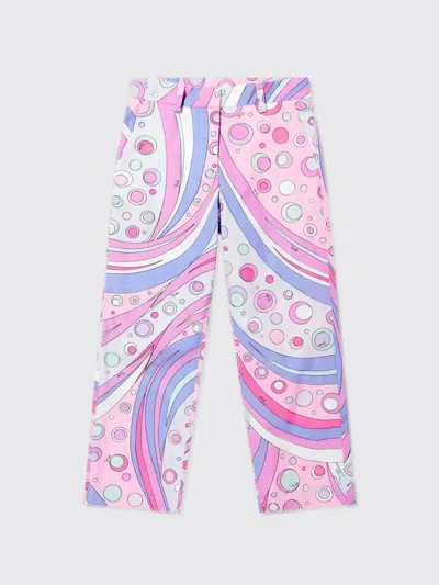 PUCCI PANTS PUCCI KIDS COLOR PINK,G97582010