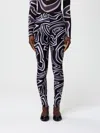 Pucci Abstract Pattern Stretch Fit Trousers In Blue