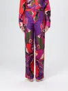 Pucci Printed Trousers With Elastic Waistband And Pockets In Multi