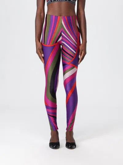 Pucci Pants  Woman Color Violet In Purple