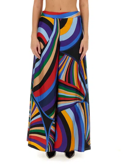 Pucci Pants With Print In Multicolour