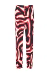 Pucci Multicolor Straight Leg Trousers And Pockets In Multi