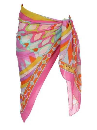 Pucci Pareo Con Stampa Vivara In Multi