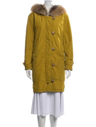 Pre-owned Pucci Parka In Yellow
