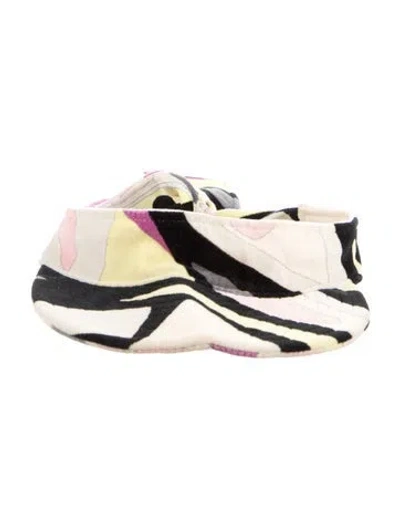 Pre-owned Pucci Pattern Visor Hat In Yellow