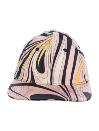 Pre-owned Pucci Patterned Baseball Hat In Pink