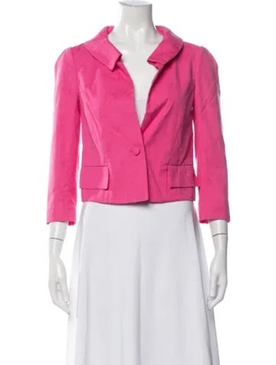 Pre-owned Pucci Patterned Blazer In Pink