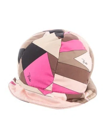 Pre-owned Pucci Patterned Bucket Hat In Neutrals