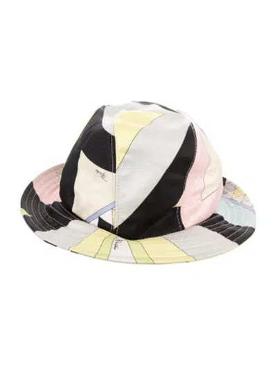 Pre-owned Pucci Patterned Bucket Hat In Pink