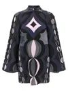 Pucci Patterned Dress Dresses Multicolor In Multi