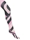 Pucci Patterned Printed Tights Socks Multicolor In Multi