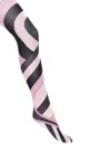 Pucci Patterned Printed Tights Socks Multicolor In Multi