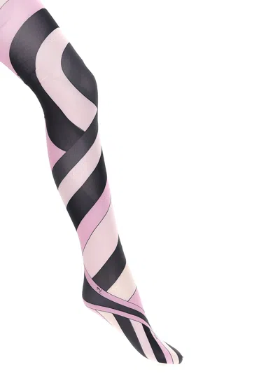 PUCCI PATTERNED PRINTED TIGHTS SOCKS MULTICOLOR