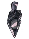 Pucci Patterned Scarf Scarves And Foulards Multicolor In Gold