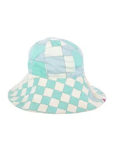 Pre-owned Pucci Patterned Summer Hat In Neutrals