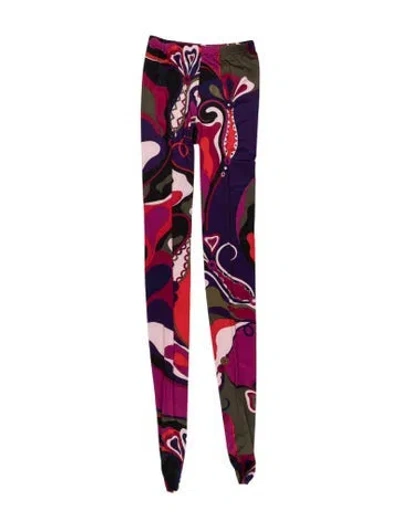 Pre-owned Pucci Patterned Sweatpants W/ Tags In Multicolor