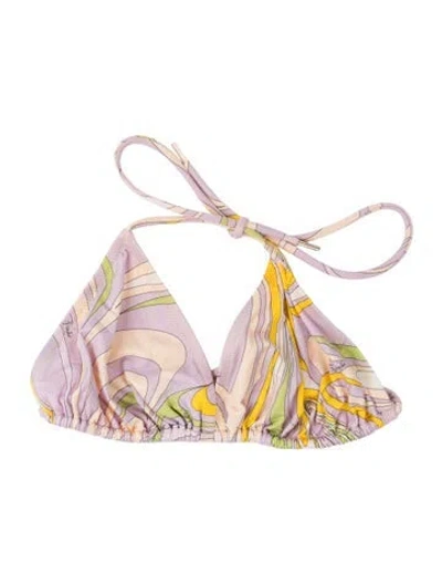 Pre-owned Pucci Patterned Top In Multicolor