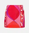 Pucci Pesci Silk Twill Miniskirt