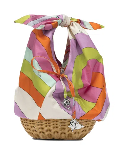 Pucci "picnic" Small Handbag In Multicolor