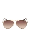 Pucci Pilot Sunglasses In Neutral