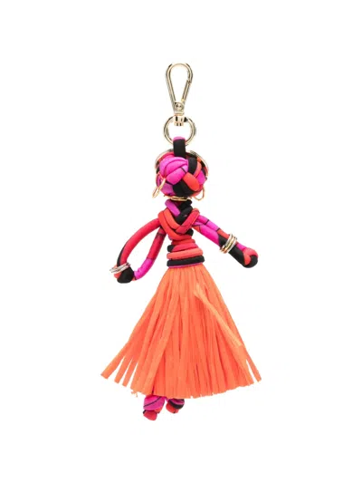 Pucci Pink Bag Charm In Multi