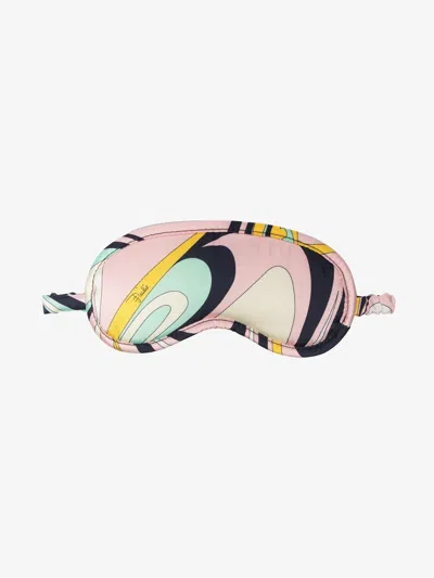 Pucci Pink Onde-print Eye Mask