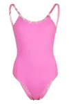 Pucci Pink One-piece Swimsuit In Pink