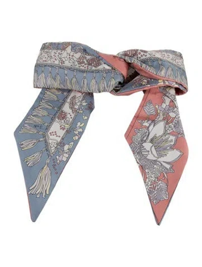 Pre-owned Pucci Pink Silk Emilio  Headband