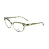 Pucci Green Plastic Frames In Green