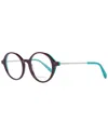 Pucci Burgundy Plastic Glasses (frames) In Brown