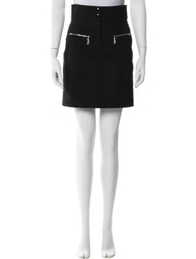 Pre-owned Pucci Pleated Accents Mini Skirt In Black