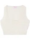 Pucci Pointelle-knit Cashmere Top In White