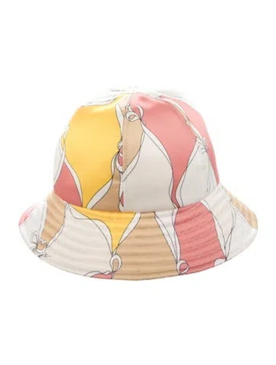 Pre-owned Pucci Polyester Bucket Hat In Neutrals