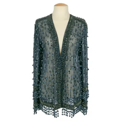 Pre-owned Pucci Pompom Jacket In Black