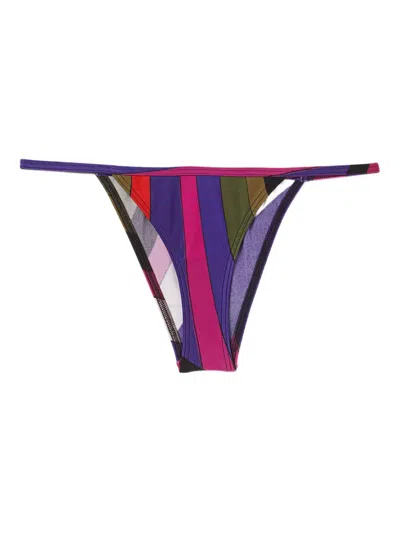 Pucci Print Bikini Bottom In Multi
