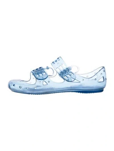 Pre-owned Pucci Printed Ballet Flats In Blue