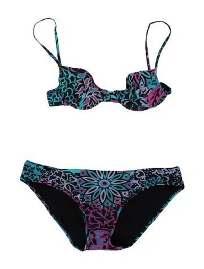 Pre-owned Pucci Printed Bikini In Blue