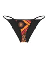 Pucci Printed Bikini Bottoms In Black
